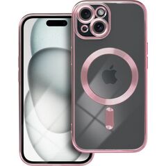 OEM Futerał ELECTRO MAG COVER kompatybilny z MagSafe do IPHONE 15 złoty róż