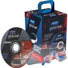 Norton NORTON SHIELD.VULCAN 125 x 1,0 /100 τεμ. INOX + ΓΥΑΛΙΑ ΔΩΡΕΑΝ 13522342 5903113002327