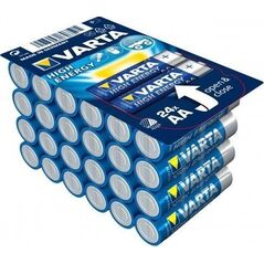 Varta Varta High Energy AA, Single-use battery, AA, Alkaline, 1.5 V, 24 pc(s), Blue, Silver