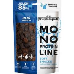 Wiejska Zagroda WIEJSKA ZAGRODA Monoproteinowy soft snacks Jeleń (dorosły) - Przysmak dla psa - 115g