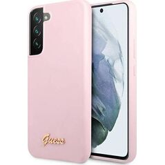 Guess Guess GUHCS22MLSLMGLA S22+ S906 lawenda/lavender hardcase Silicone Script Metal Logo