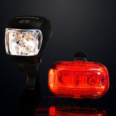 Tiross Lampka Rowerowa TS-656 Czarna