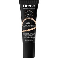 Lirene Satin Concealer pielęgnacyjny korektor rozjaśniający 02 Natural 10ml