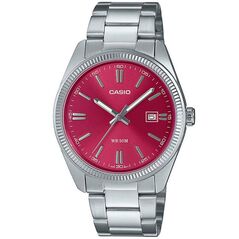 Casio Stainless Steel Ρολόι Μπαταρίας Cherry με Ασημί Μεταλλικό Μπρασελέ (MTP-1302PD-4AVEF) (CASMTP-1302PD-4AVEF) έως 12 άτοκες Δόσεις