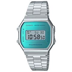 Casio Vintage Iconic Ψηφιακό Ρολόι Μπαταρίας με Ασημί Μεταλλικό Μπρασελέ (A-168WEM-2EF) (CASA168WEM2EF) έως 12 άτοκες Δόσεις