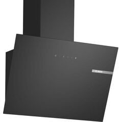 Okap Bosch Bosch Serie 2 DWK65DK60 okap kuchenny Naścienny Czarny 430 m³/h A