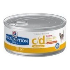 Hills  Prescription Diet c/d Feline z Kurczakiem pasztet puszka 156g
