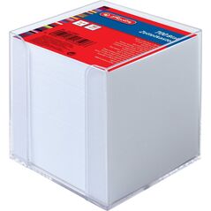 Herlitz Herlitz Zettelkasten tr. 9x9cm 700Bl weiß mit Deckblatt - 10410801