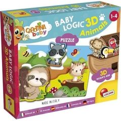 Carotina Baby Logic 3D zwierzęta 92536 LISCIANI