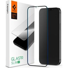 Spigen SZKŁO HARTOWANE SPIGEN GLASS FC IPHONE 12 PRO MAX BLACK