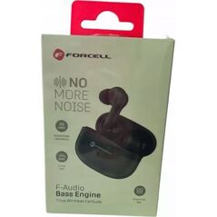 Słuchawki ForCell FORCELL F-AUDIO Bass Engine słuchawki bezprzewodowe bluetooth TWS ANC + ENC + TUYA APP czarne
