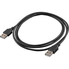 Kabel USB Akyga USB-A - USB-A 1.8 m Czarny (AK-USB-11)