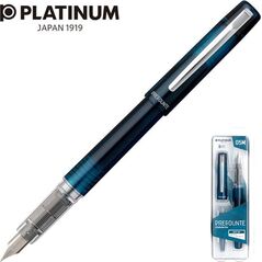 Platinum Pióro wieczne Platinum Prefounte Night Sea, M, w plastikowym opakowaniu, na blistrze, niebieskie