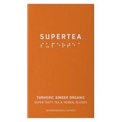 Teministeriet Teministeriet - Supertea Turmeric Ginger Organic - Herbata 20 Torebek