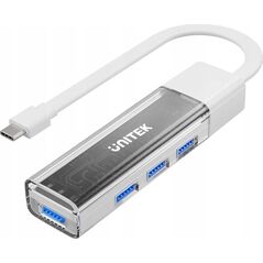 HUB USB Unitek Unitek hub dwukierunkowy USB C/USB A 5Gbps, 4x USB A biały