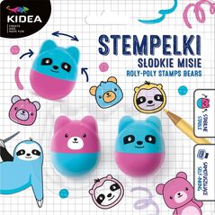Derform Stempelek wańka wstańka słodkie misie Kidea