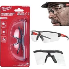 Milwaukee MILWAUKEE OKULARY OCHRONNE Z SOCZEWKAMI POWIĘKSZAJĄCYMI +1,5
