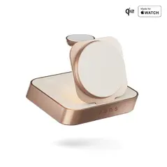 ZENS Nightstand Charger Pro 2 Qi2 15W MagSafe wireless charger (copper)