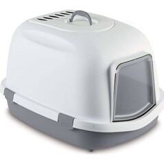 Triton Stefanplast Kuweta Super Queen XXL z filtrem, biało-szary, 71 x 55 x 46,5 cm,