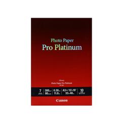 Canon Φωτογραφικό Χαρτί Pro Platinum A3+ 300g/m² Glossy 10 Φύλλα (2768B018) (CAN-PT101A3) έως 12 άτοκες Δόσεις
