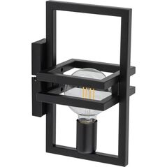 Kinkiet Sigma Czarna lampa ścienna Merci do salonu frames metalowa 12519987 5905143280683