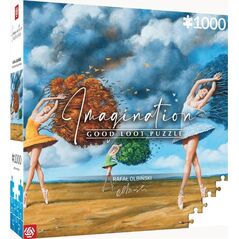 Rafał Olbiński The Shape of Color Green Puzzle 1000