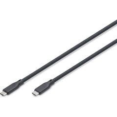 Καλώδιο USB Digitus Καλώδιο USB σιλικόνης Digitus, USB 10 Gb/s, 1 m, μαύρο 14210120 4016032496076