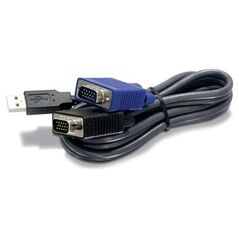 TRENDnet Kable KVM, 3m, Czarny (TKCU10)