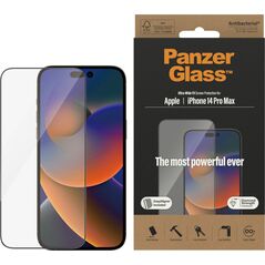 PanzerGlass PanzerGlass Ultra-Wide Fit iPhone 14 Pro Max 6,7" Screen Protection Antibacterial Easy Aligner Included 2786