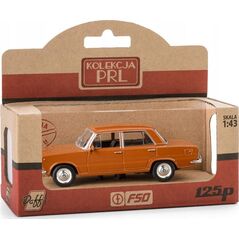 Daffi Pojazd PRL Fiat 125p Brązowy