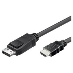 Kabel Alcasa Alcasa DisplayPort - HDMI, 1m Czarny