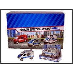 Hipo Mini Van Policja 8cm w pud.