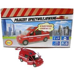 Hipo Straż Pożarna Van, światło, dźwięk - HKG077