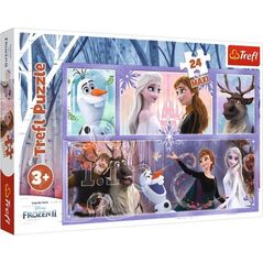 Trefl Puzzle Świat pełen magii Frozen 2 24 Maxi el.