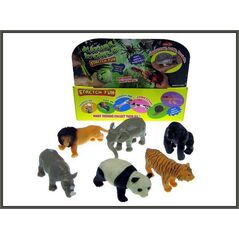 Hipo Zwierzęta dzikie z groszkiem 12cm 6 wzorów p24 HIPO mix Cena za 1szt / gniotek