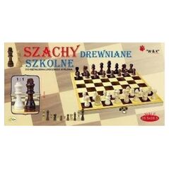 W&K Małe szachy szkolne drewniane