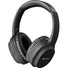 Słuchawki Synology Sandberg Play'n Go Bluetooth Headset Zestaw słuchawkowy Przewodowy i Bezprzewodowy Opaska na głowę Połączenia/muzyka Micro-USB Czarny
