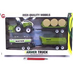 Askato Traktor z przyczepami zestaw 9972-60B 03910