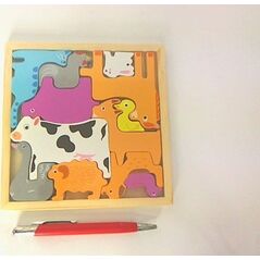 Melissa & Doug Puzzle drewniane zwierzęta domowe 218 06843