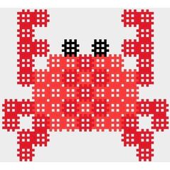 Marioinex Micro Waffle 80 elementów Krab