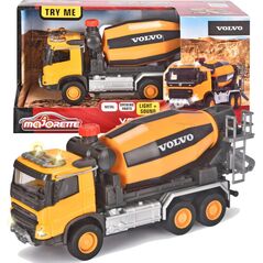 Majorette Volvo Pojazd Betoniarka Cement Mixer światło/dźwięk