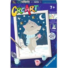 Ravensburger CreArt dla dzieci: Borsuk wśród gwiazd