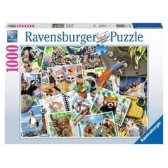 Ravensburger RAV puzzle 1000 Zwierzęta świata 17322