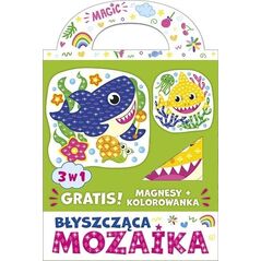 Ranok Błyszcząca mozaika 3w1 Kolorowe rekiny+grat.88979
