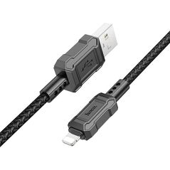 Kabel USB Hoco HOCO kabel USB A do Lightning 2,4A X94 1 m czarny