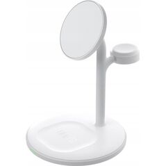 Ładowarka Green Cell Greencell MagScape Ładowarka Indukcyjna Stand 3w1 MagSafe do iPhone, Apple Watch, AirPods i innych słuchawek bezprzewodowych