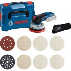 Szlifierka Bosch Bosch cordless eccentric sander GEX 18V-125 Professional + M480 starter set (blue/black, without battery and charger, in L-BOXX)