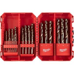 Wiertło Milwaukee MILWAUKEE WIERTŁA KOBALTOWE DO METALU HSS-G CO  KOMPLET 25 sztuk 1-13mm