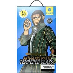 Blueo Szkło Hartowane 5D Mr. Monkey Glass - Apple iPhone 15 Pro czarny (Strong Privacy)