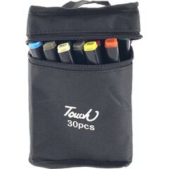 LeanToys Zestaw Pisaków Markerów Touch 30 Szt Torba Markery Alkoholowe